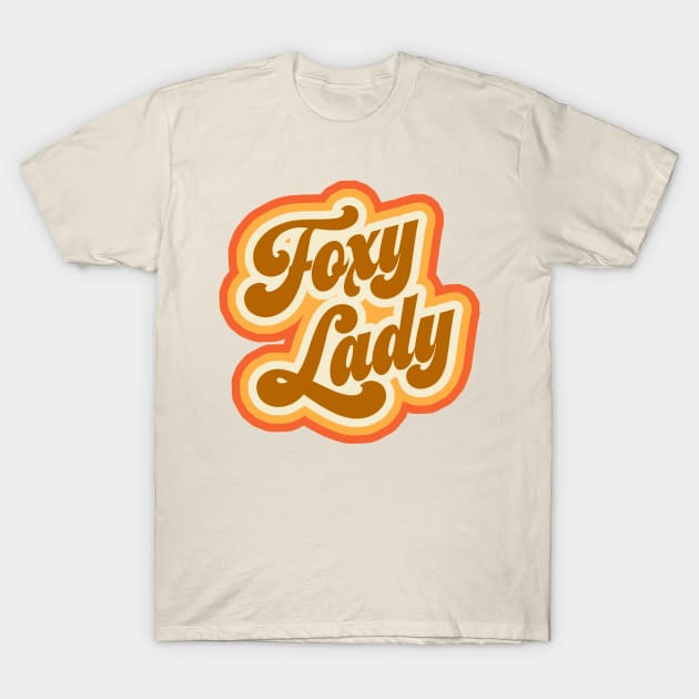 "Foxy Lady" Vintage 1970s T-Shirt by Webdango